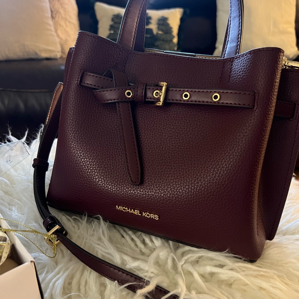 Michael Kors handbag Emelia Oxblood